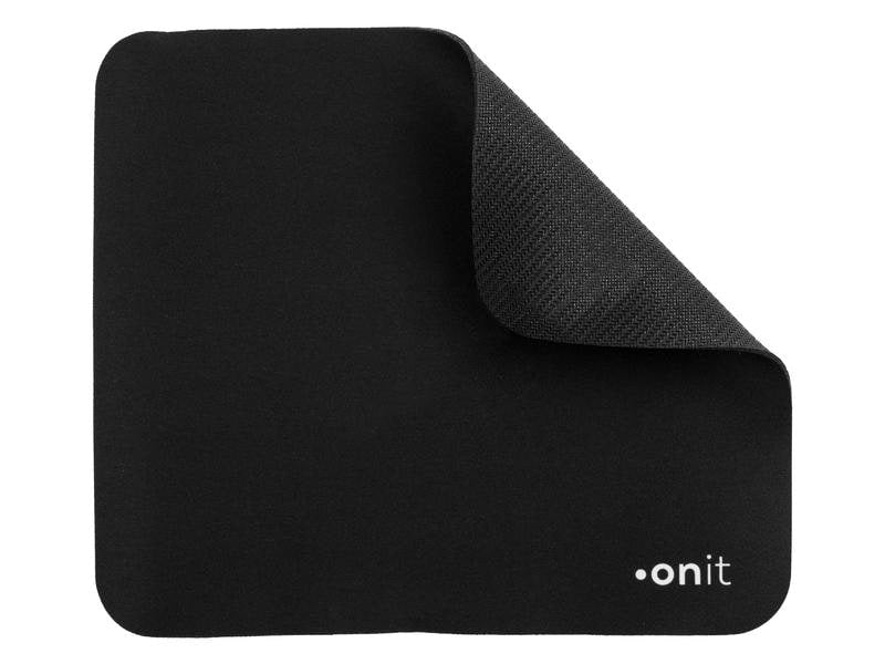 ONIT Starter – Mauspad – 230 × 200 mm, Gummi, Textil, Schwarz, Anti-Rutsch-Basis