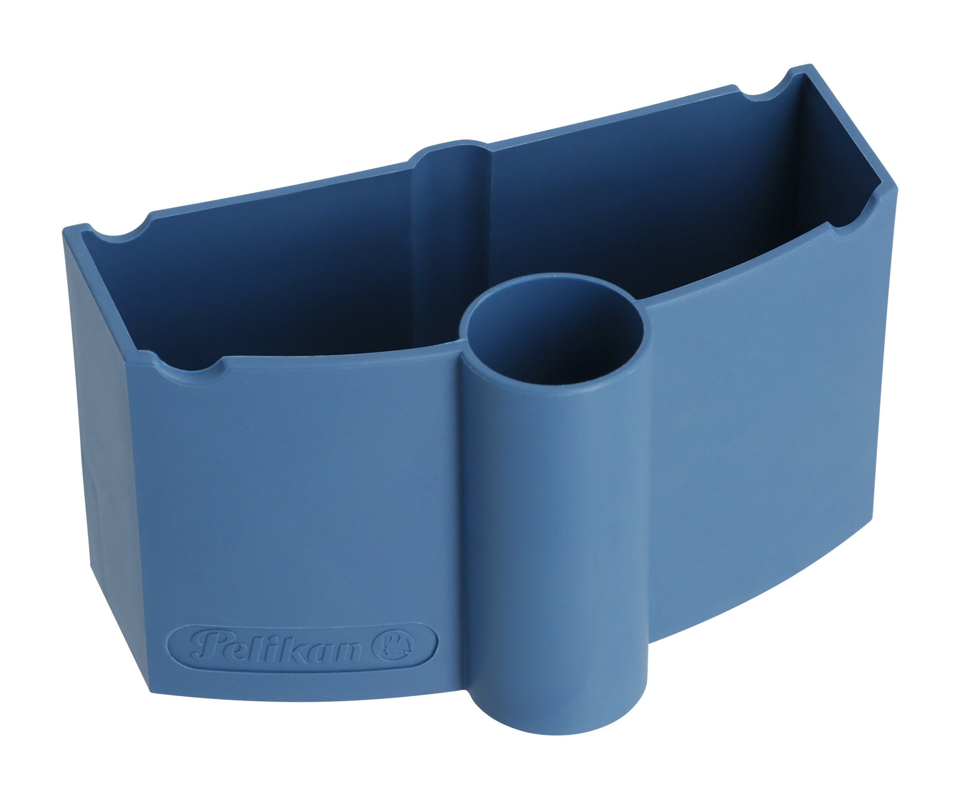 Pelikan Wasserbecher – Blau, 95% recycelter Kunststoff, ansteckbar, für Pelikan Deckfarbkasten K12 und K24