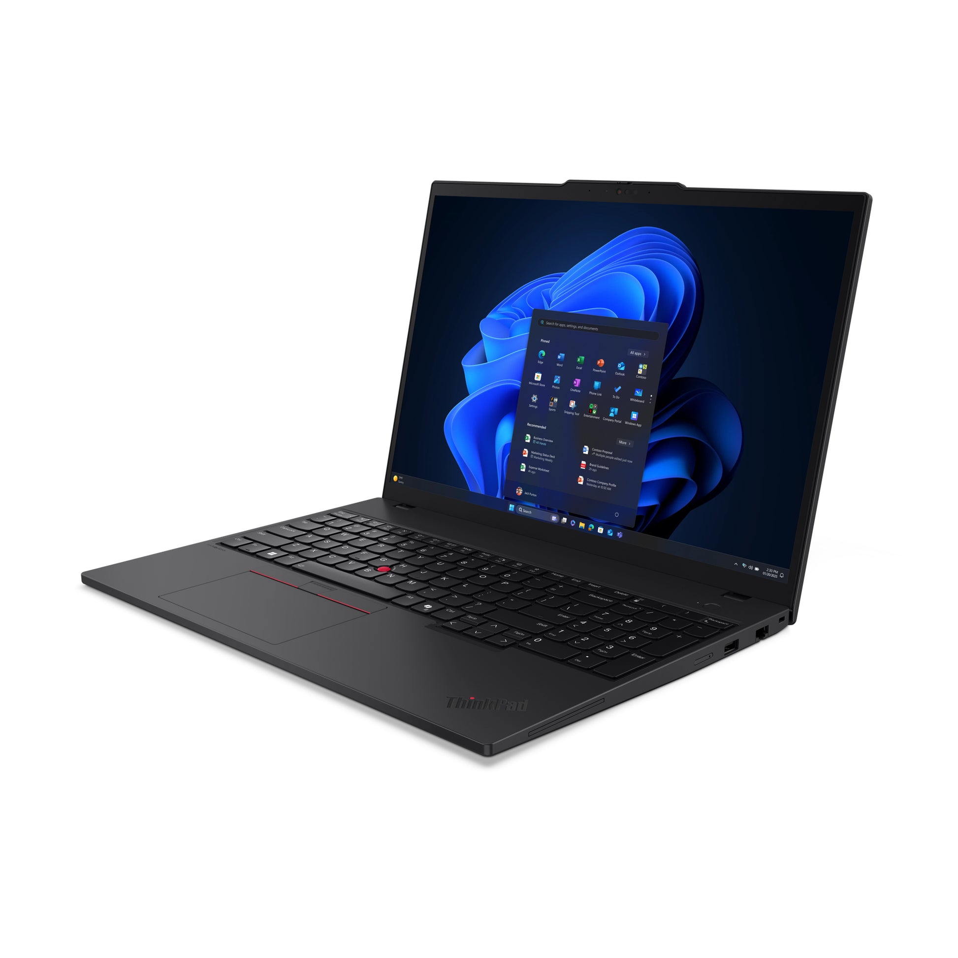 Lenovo ThinkPad T16 Gen 4 – 16" WUXGA, Core Ultra 7 258V, 32 GB, 1 TB SSD, Win 11 Pro, QWERTZ (CH)