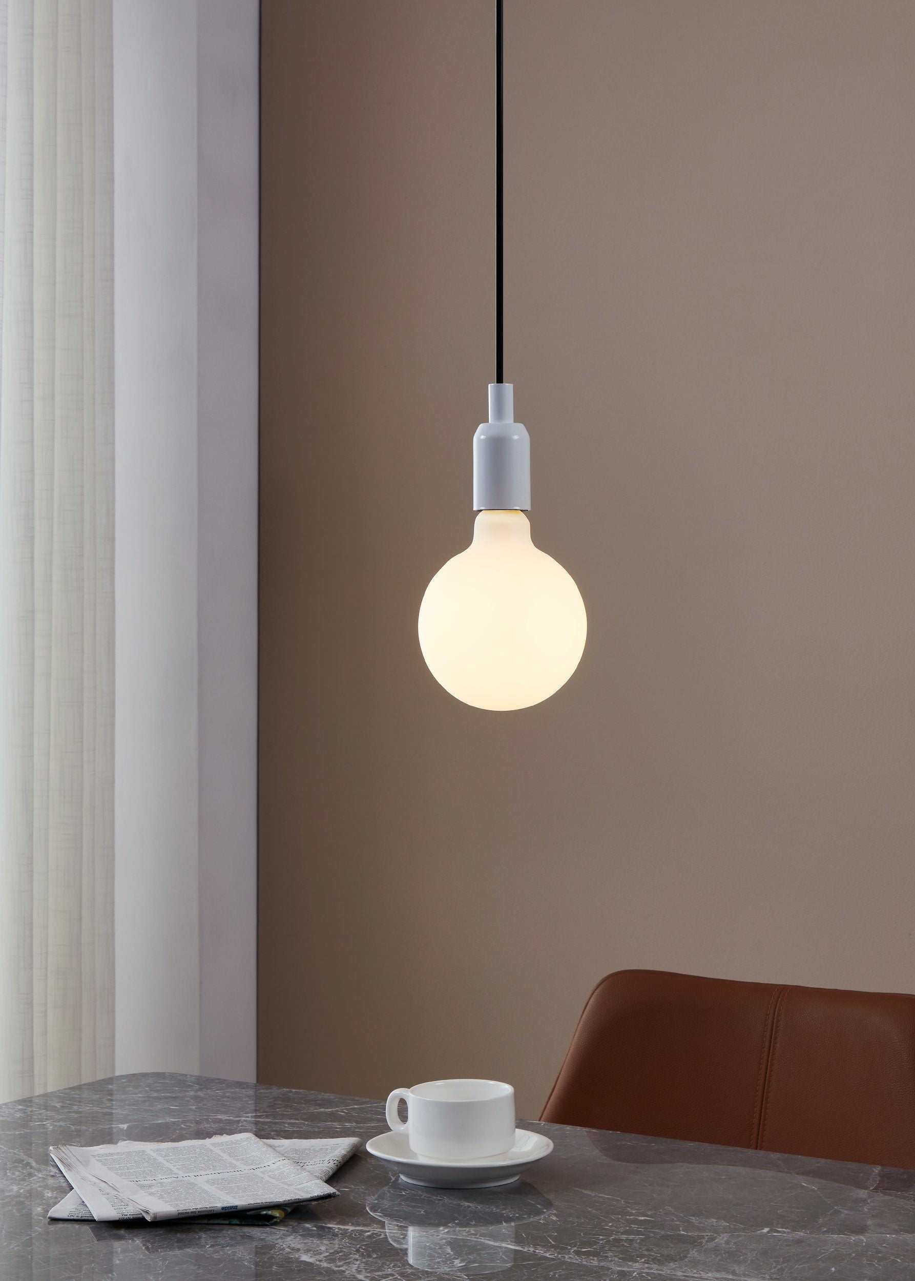 EGLO LED-Leuchtmittel E27 G125 – 806 lm, 7,5 W, Warmweiss 2700 K, dimmbar – IP20 – 1 Stk., Glas