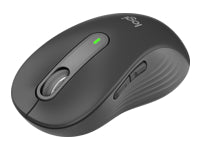 Logitech Signature M650 L Maus – kabellos, für Rechtshänder, Graphit