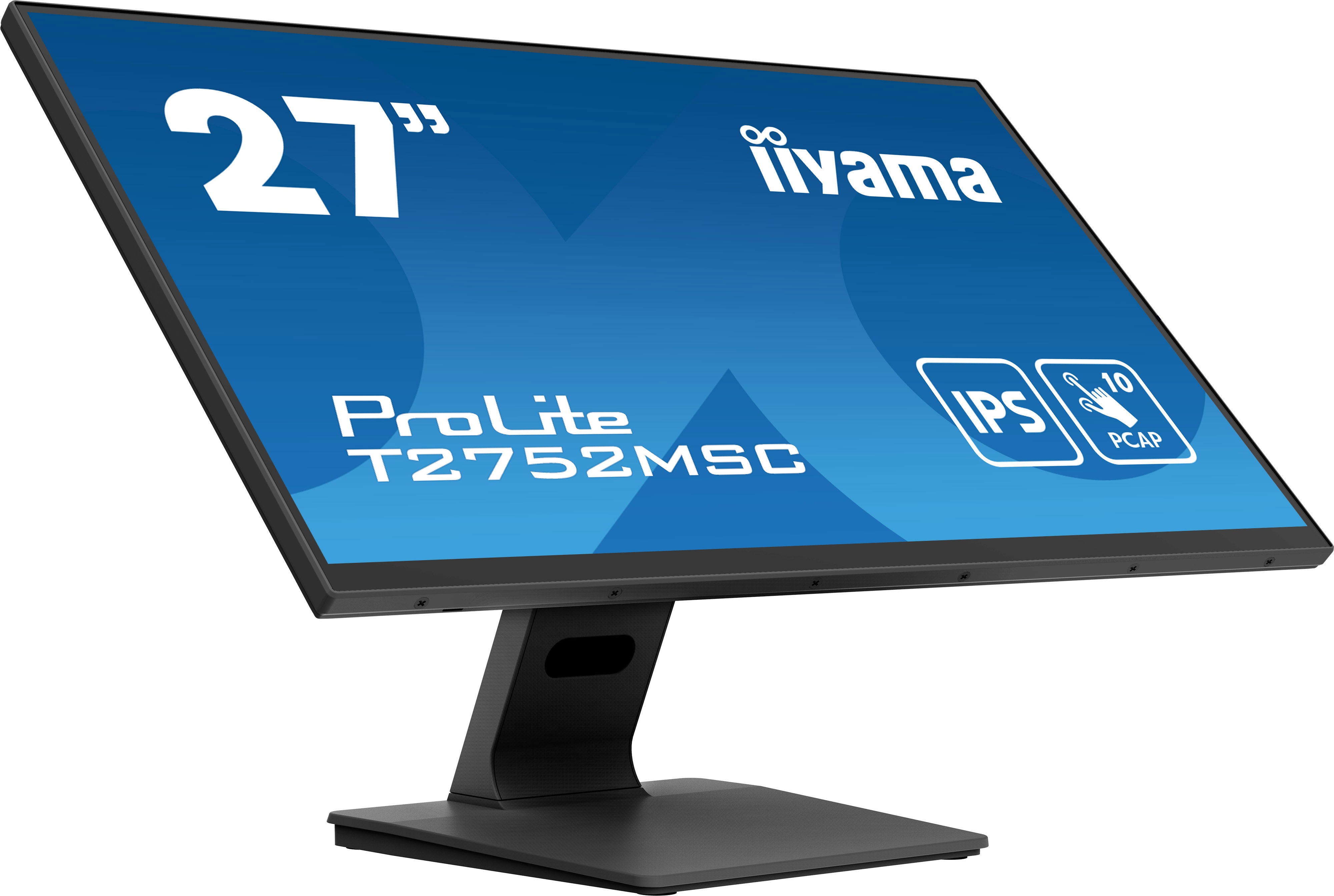 iiyama Monitor, 27", Touch, 360 cd/m², HDMI, DisplayPort, USB