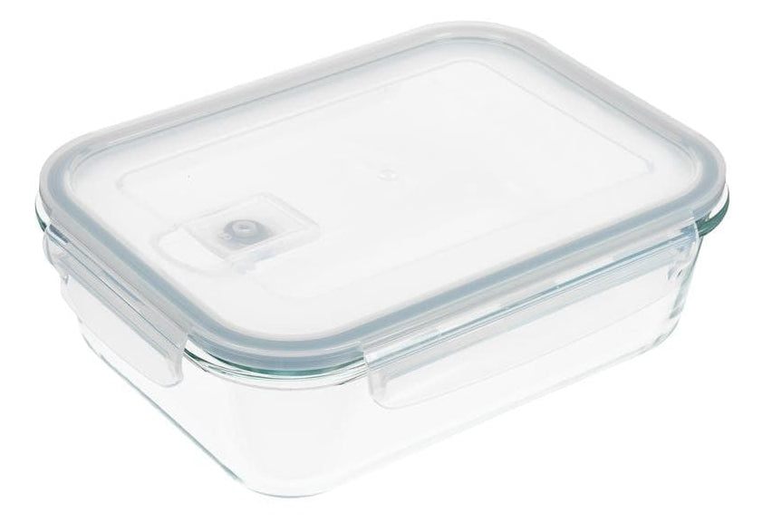 Furber. Furber – 4-teiliges Vorratsdosen-Set, 370 ml/630 ml/1,0 l/1,5 l, Glas/Silikon, transparent