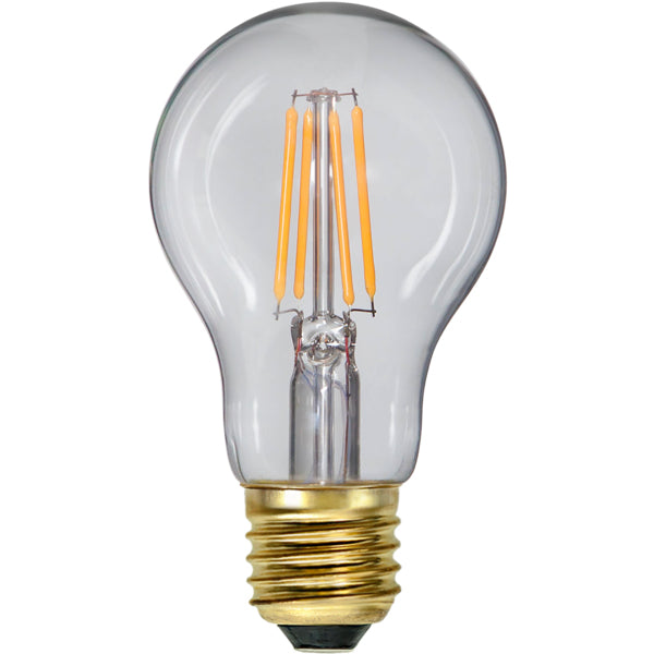 Star Trading LED-Leuchtmittel E27 A60 – Warmweiss 2100 K, 400 lm, 4 W – IP44 – 10 Stk. – Transparent