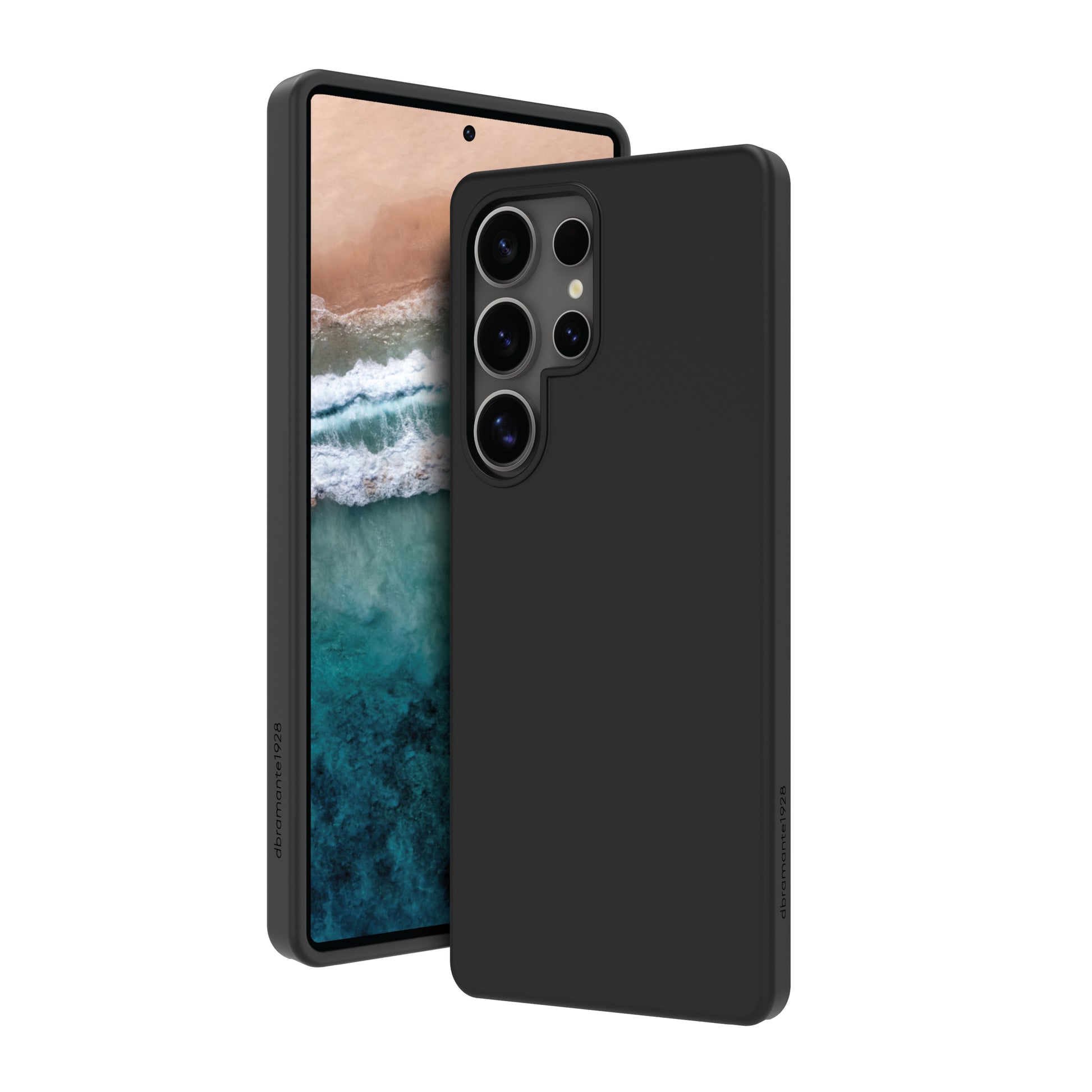 dbramante1928 Backcover – für Samsung Galaxy S25 Ultra, Silikon+Kunststoff, Schwarz