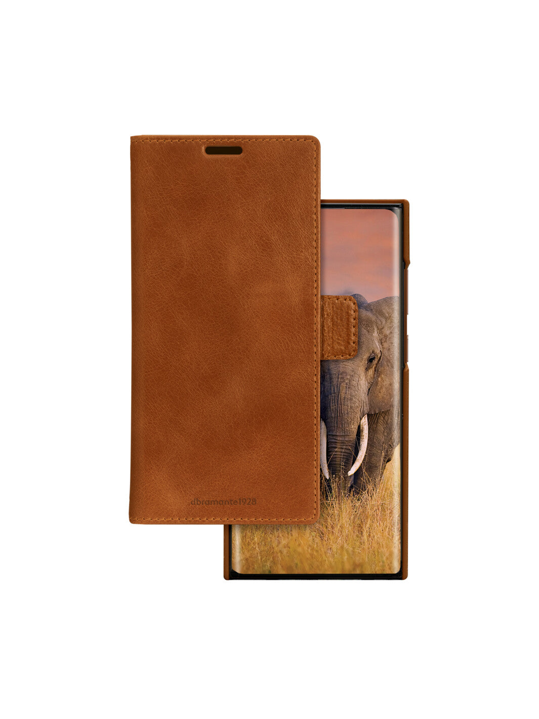 dbramante1928 Lynge Wallethülle – für Samsung Galaxy S24 Ultra, 3 Kartenfächer, Leder, Braun