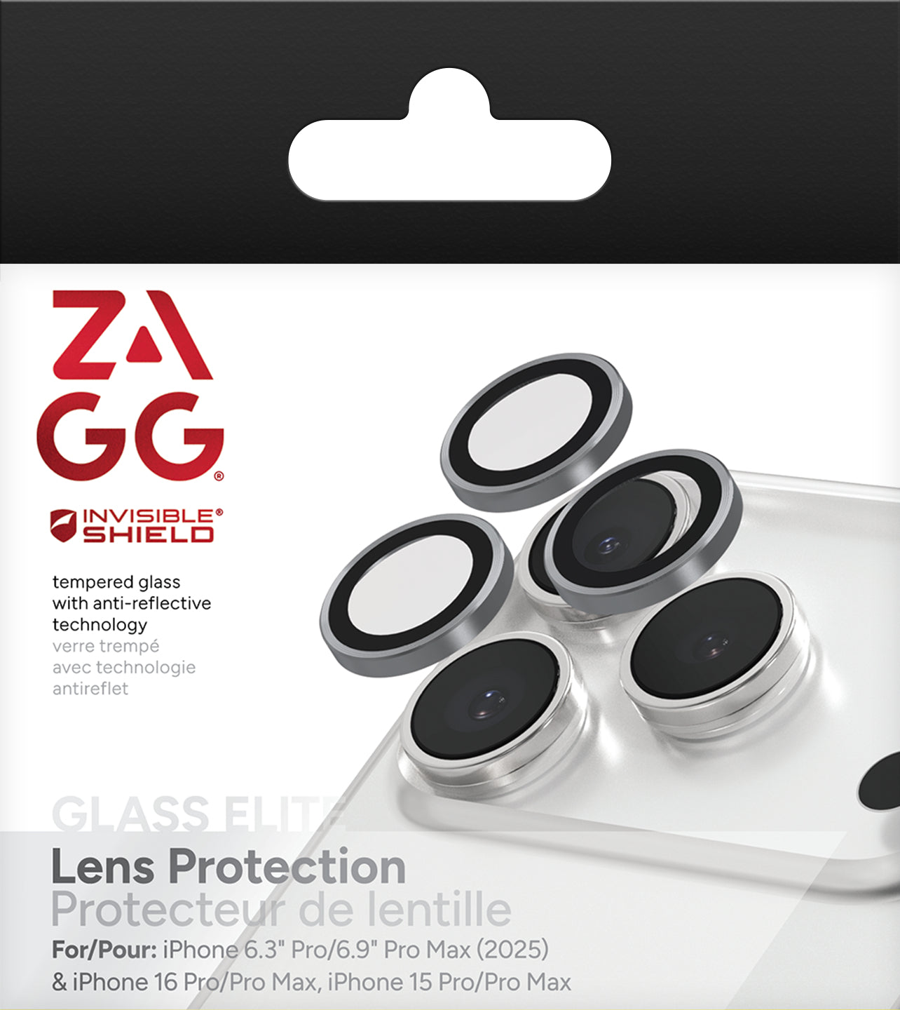 ZAGG Premium Glas – für Apple iPhone 17 Pro/17 Pro Max/16 Pro
