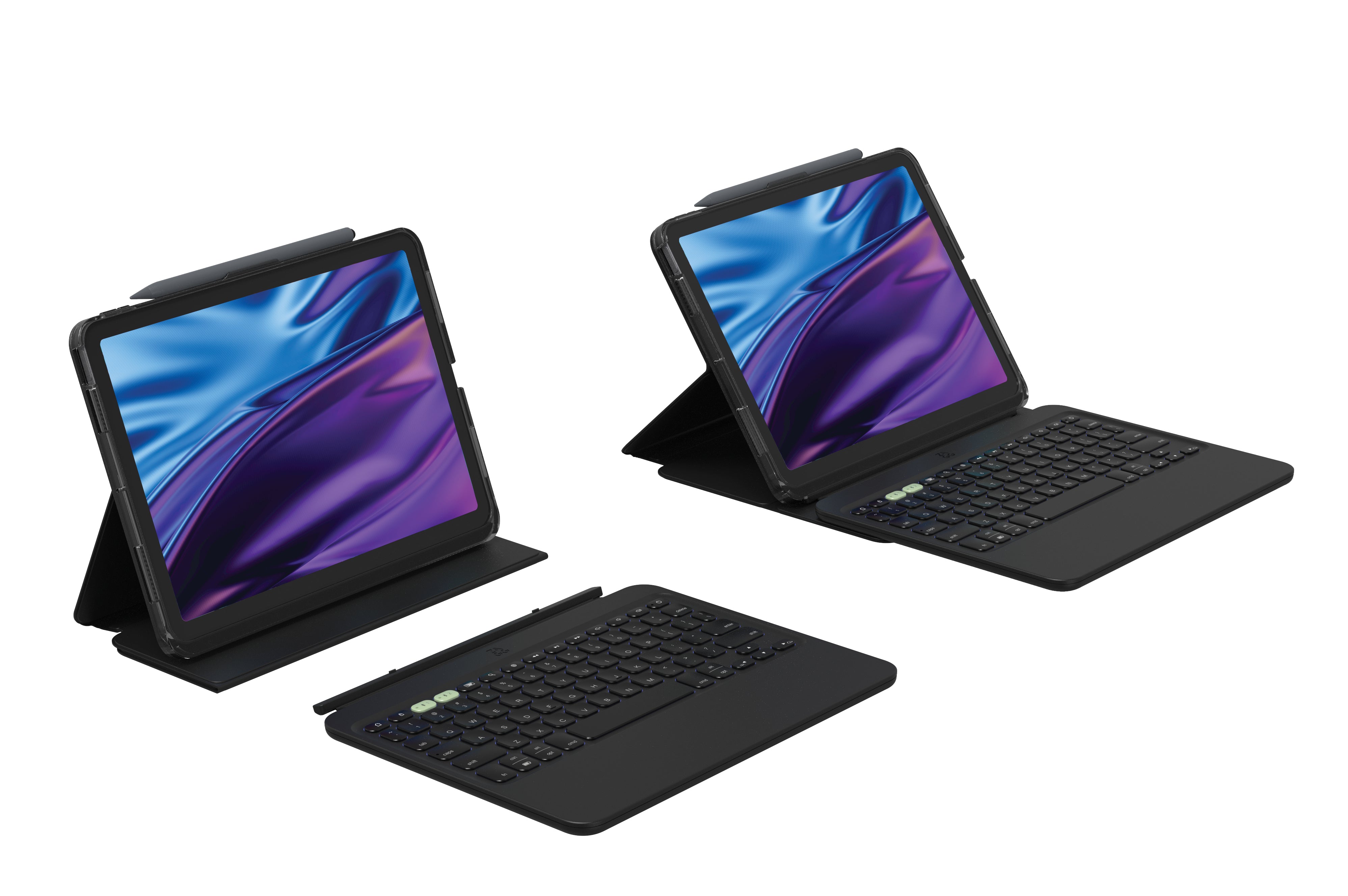 ZAGG ProKeys 2 – Tastatur, kabellos (Bluetooth), CH-Layout (DE-CH), RGB-Beleuchtung – für iPad Air 11 (10,9")