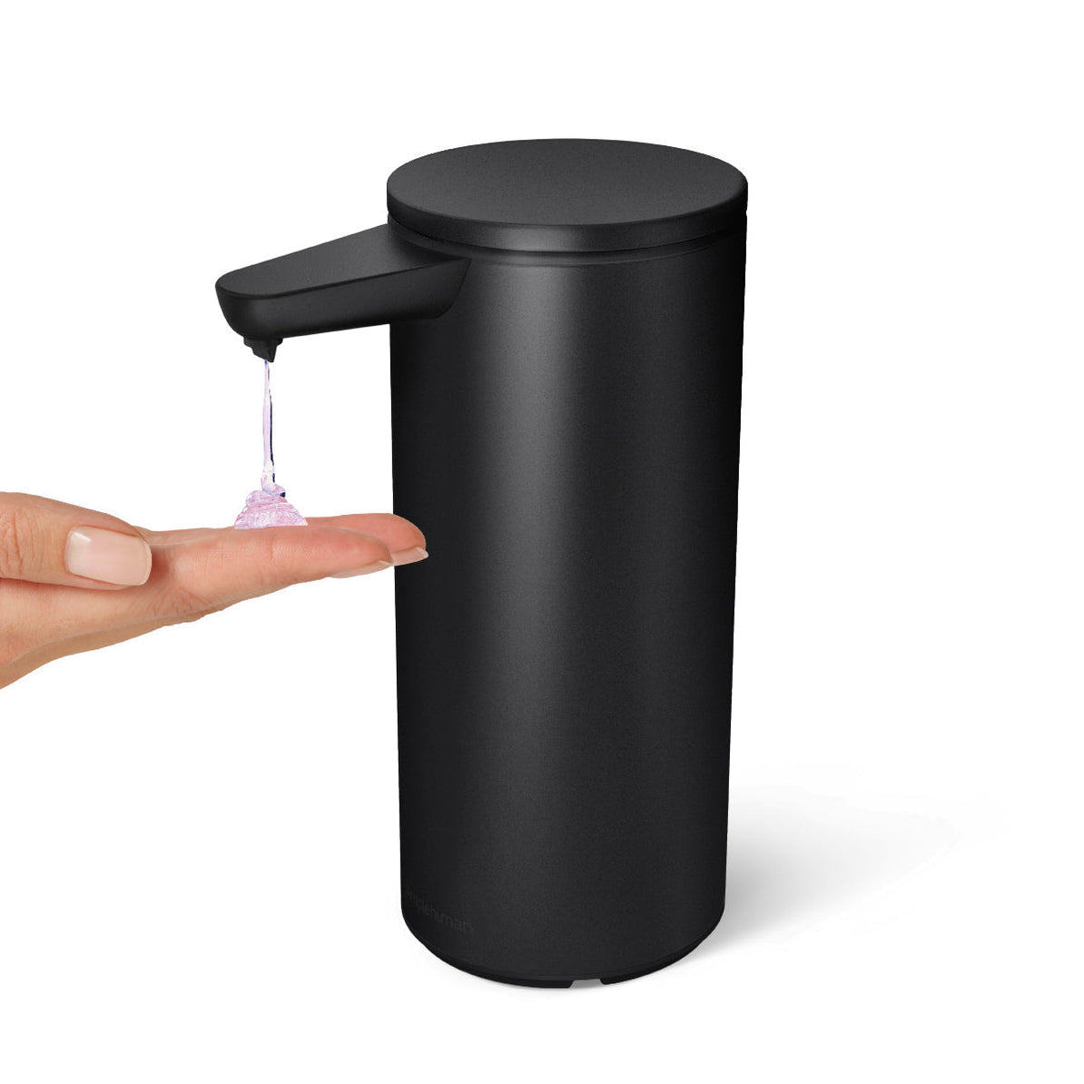 simplehuman ST1073 Seifenspender – Edelstahl, schwarz matt, 414 ml