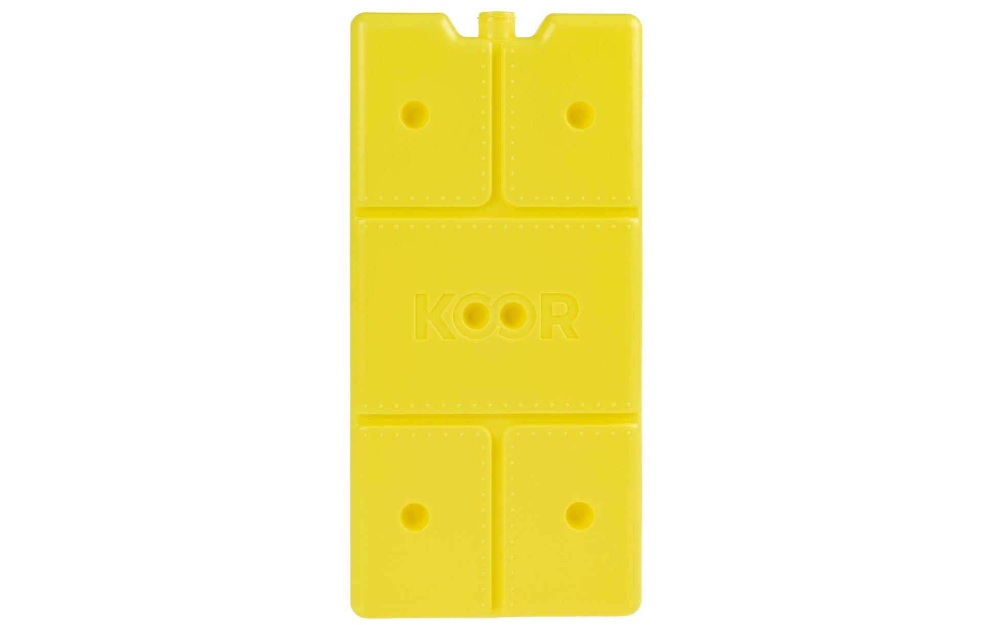 KOOR Kühlelement Arctico L – Lebensmittelecht – 120×250×20 mm, 525 g – Gelb – 2 Stk.
