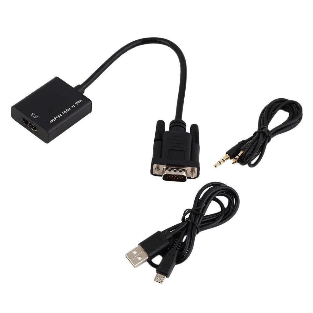 Microconnect VGA- und Audio- zu HDMI-Konverter – MONGGHDMI, 1080p (HDCP), USB-betrieben
