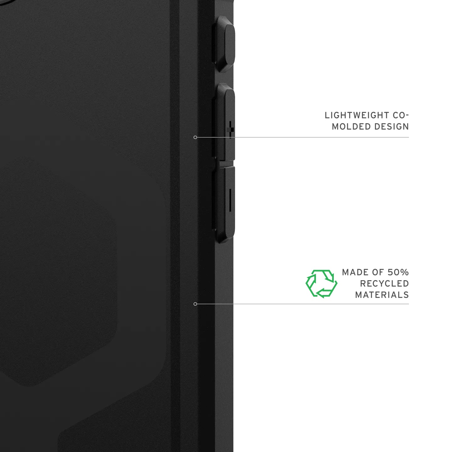 Urban Armor Gear UAG Essential Armor MS Rückcover – für Apple iPhone 16e, MagSafe, Kunststoff, schwarz, bis 4,6 m sturzsicher