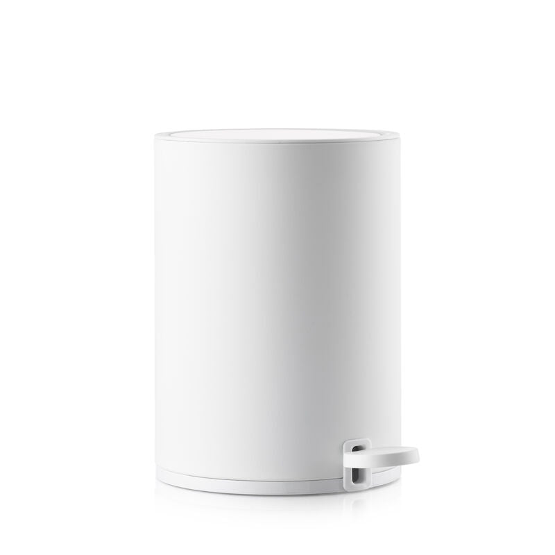 Zone Denmark Tisch-Abfallbehälter – 3 l – Kunststoff, weiss – Ø 181 × H 263 mm