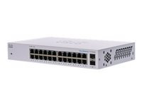 Cisco CBS110 – Unmanaged Switch – 24×GbE, 2×SFP, L2, 1U
