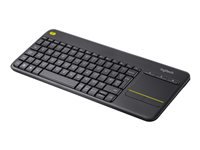 Logitech K400 Plus – Tastatur, kabellos (2,4 GHz), DE-Layout (DE) – für Windows, Android & ChromeOS