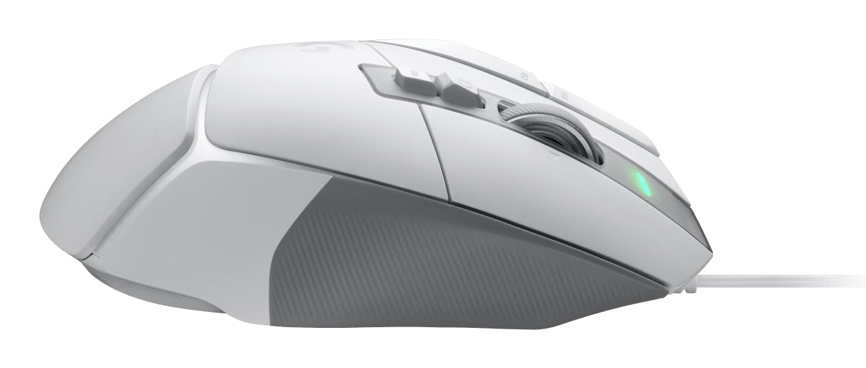 Logitech G G502 X Weiss – Gaming-Maus – Kabelgebunden (USB‑A), 25600 DPI, rechts