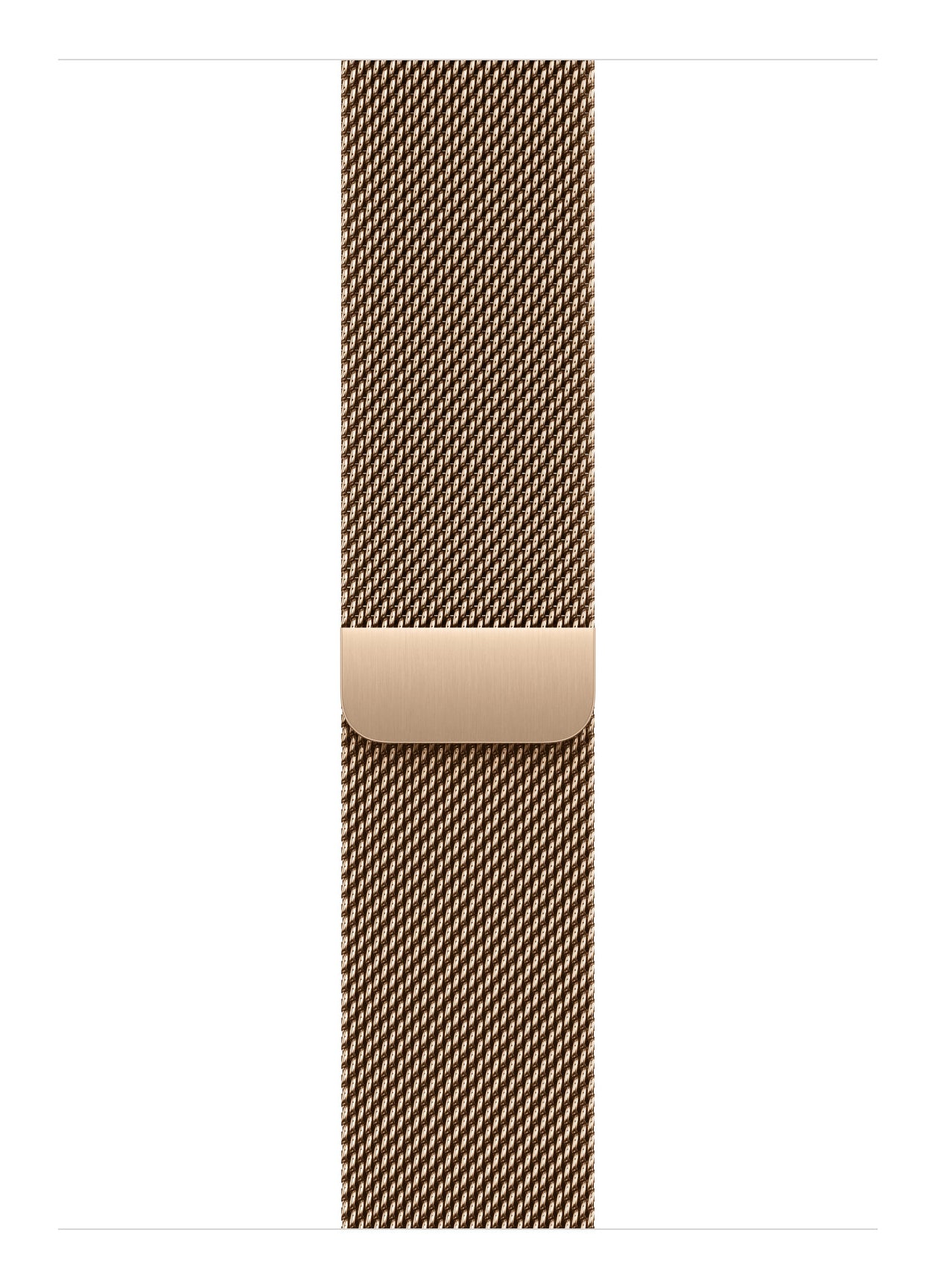 Apple Milanese Loop – Armband – für Apple Watch 46 mm, Gold, S/M