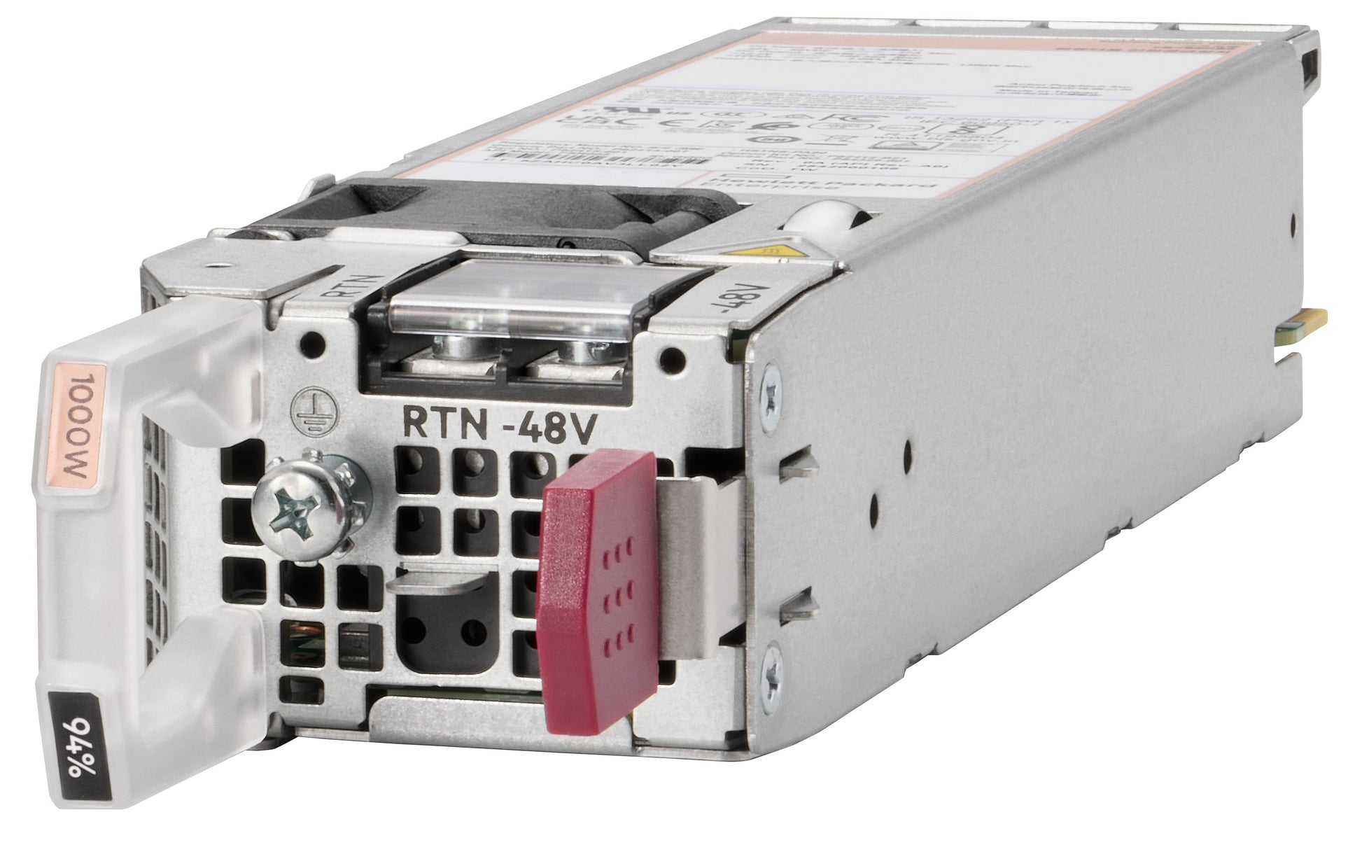 HPE M-CRPS Redundantes Netzteil 1000 W -48 VDC – 80 PLUS Titanium, Hot‑Plug Reverse‑Air‑Flow, AC 200–240 V