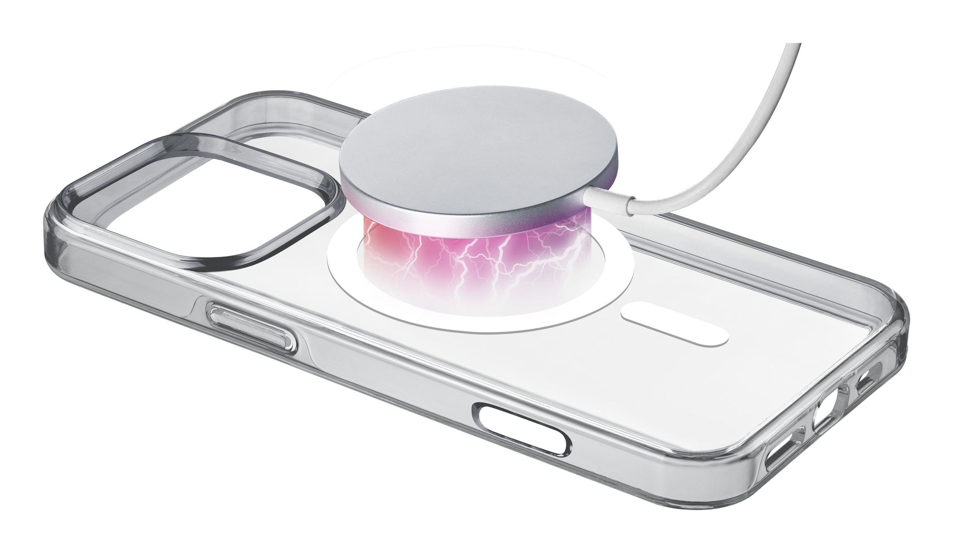 Cellularline Backcover – für Apple iPhone 16 Pro Max – transparent – MagSafe kompatibel