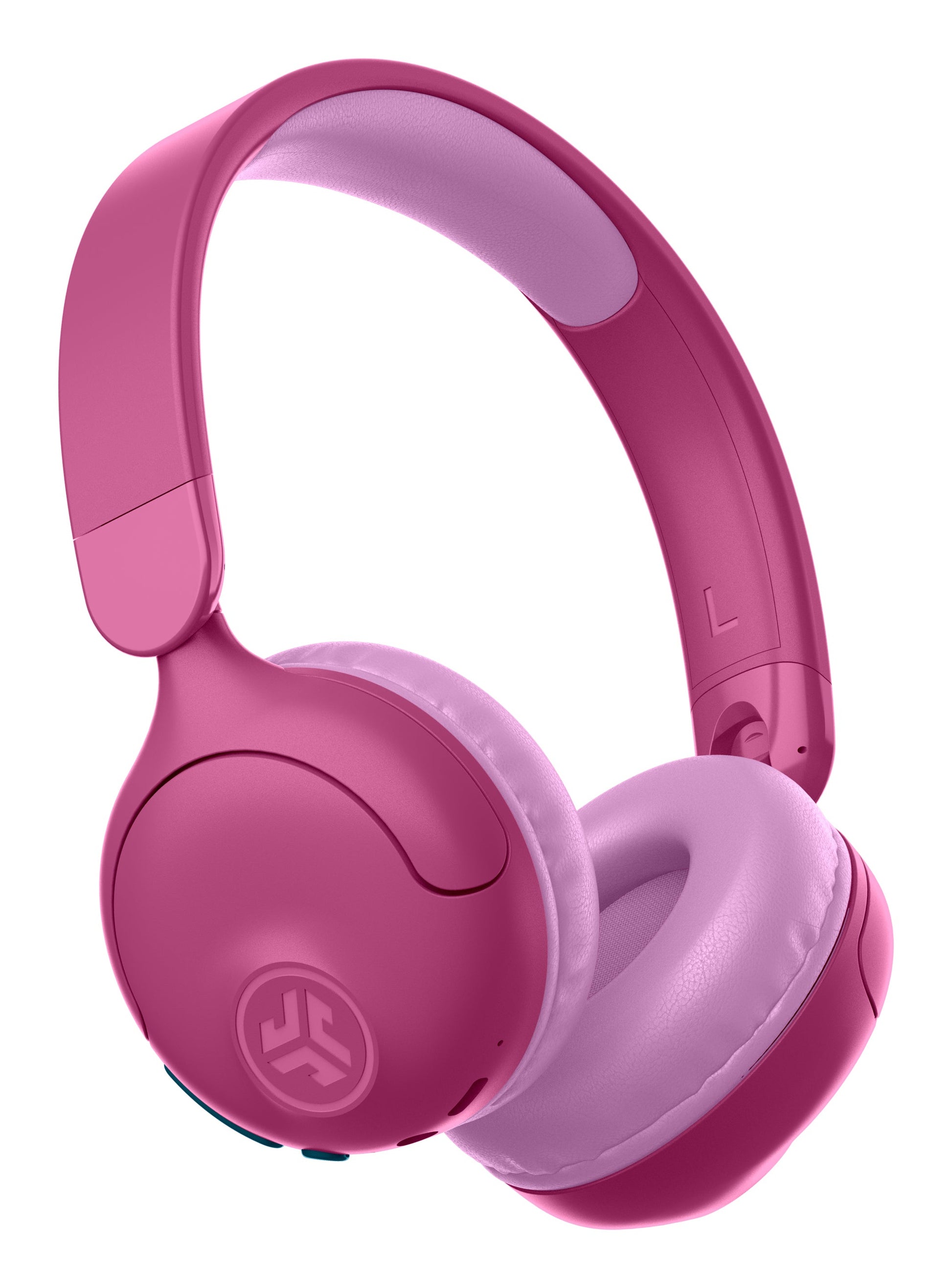 JLab JBuddies Pop Kinderkopfhörer – Over-Ear, Stereo, Kabel + BT, 85/95 dB Lautstärkelimit, Pink