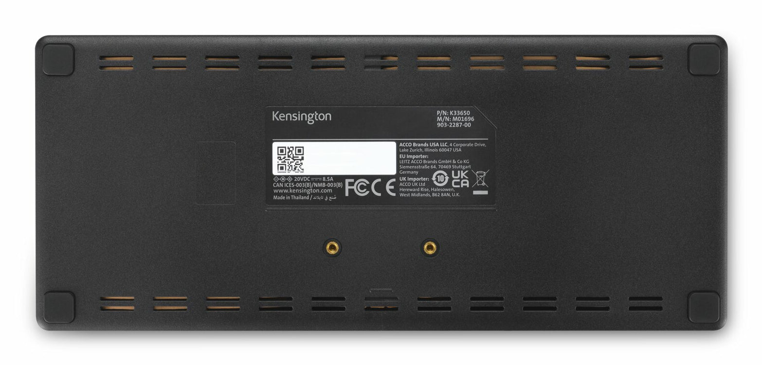 Kensington SD4781P Dockingstation – USB-C, 2× DP, 2× HDMI, 5× USB-A, 100 W PD, GbE, für Windows/Mac/ChromeOS