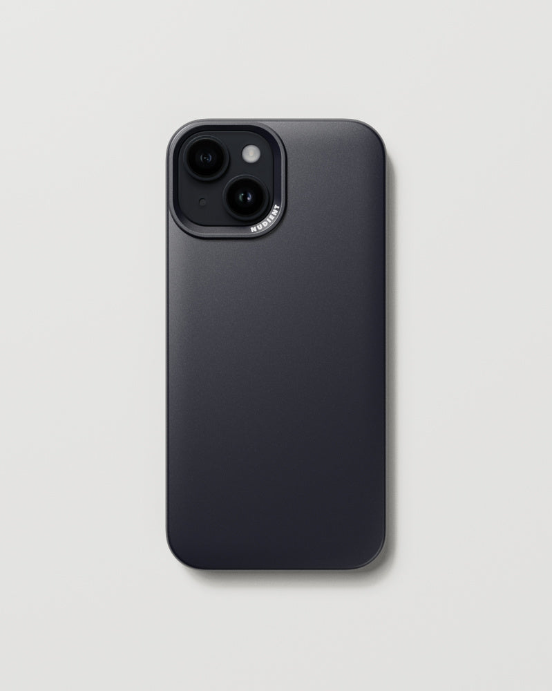 NUDIENT Backcover – für Apple iPhone 15, MagSafe, Recycling-Kunststoff, Midwinter Blue