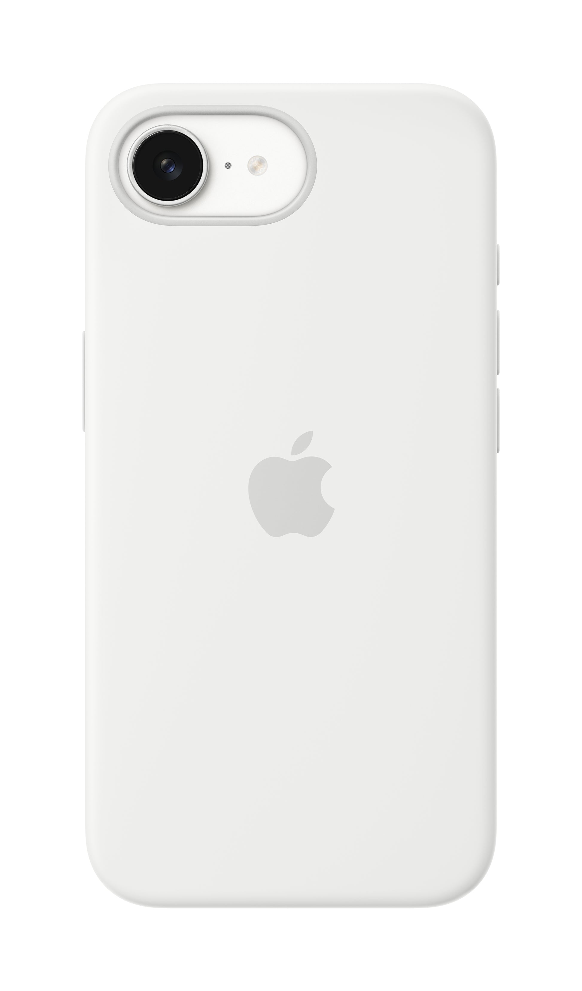 Apple Backcover – für Apple iPhone 16, Silikon, Weiss