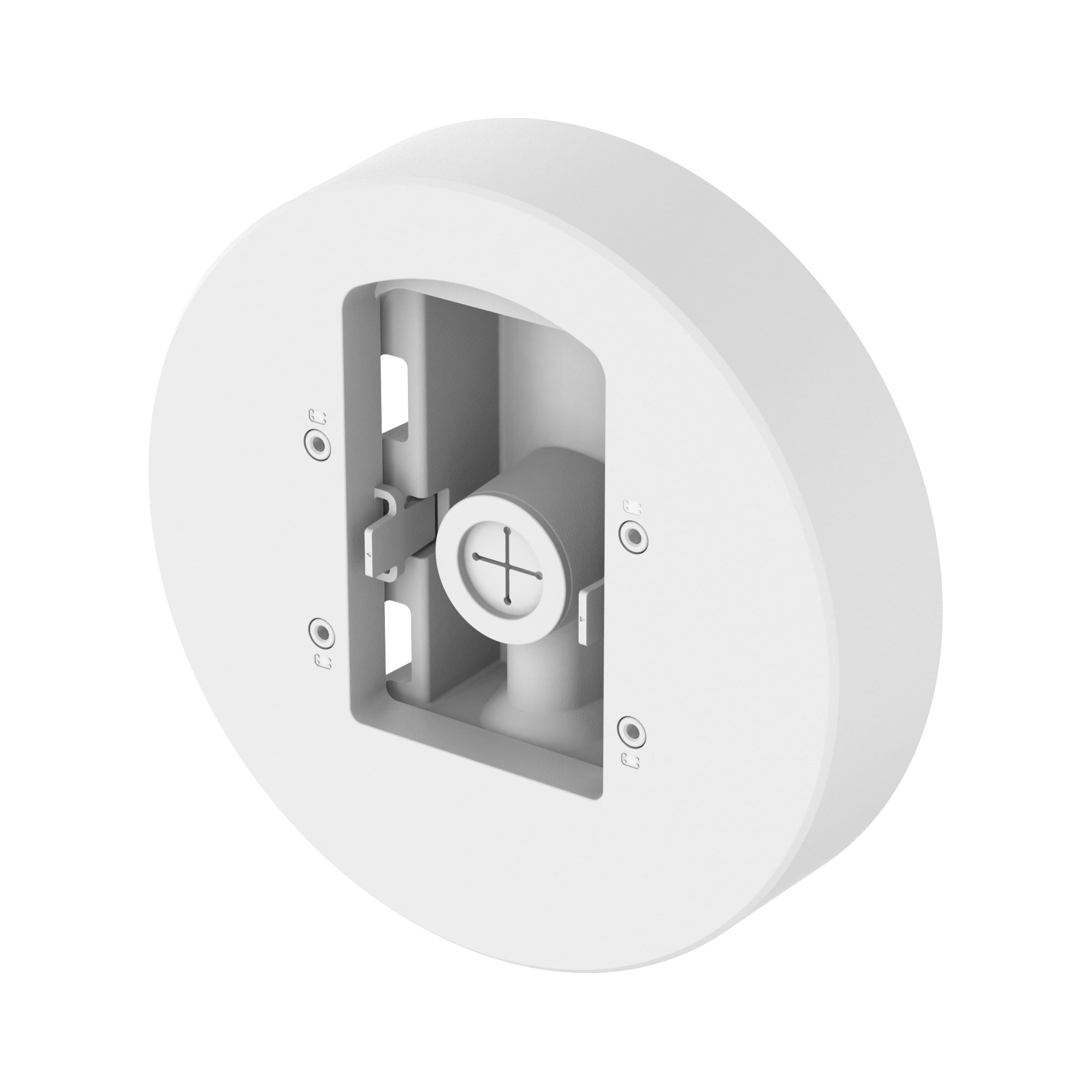 Hanwha SBD-180PMW Masthalterung – Mastmontage, vandalismussicher, für PNV-A6081R, PND-A6081RV, C6083RV und andere