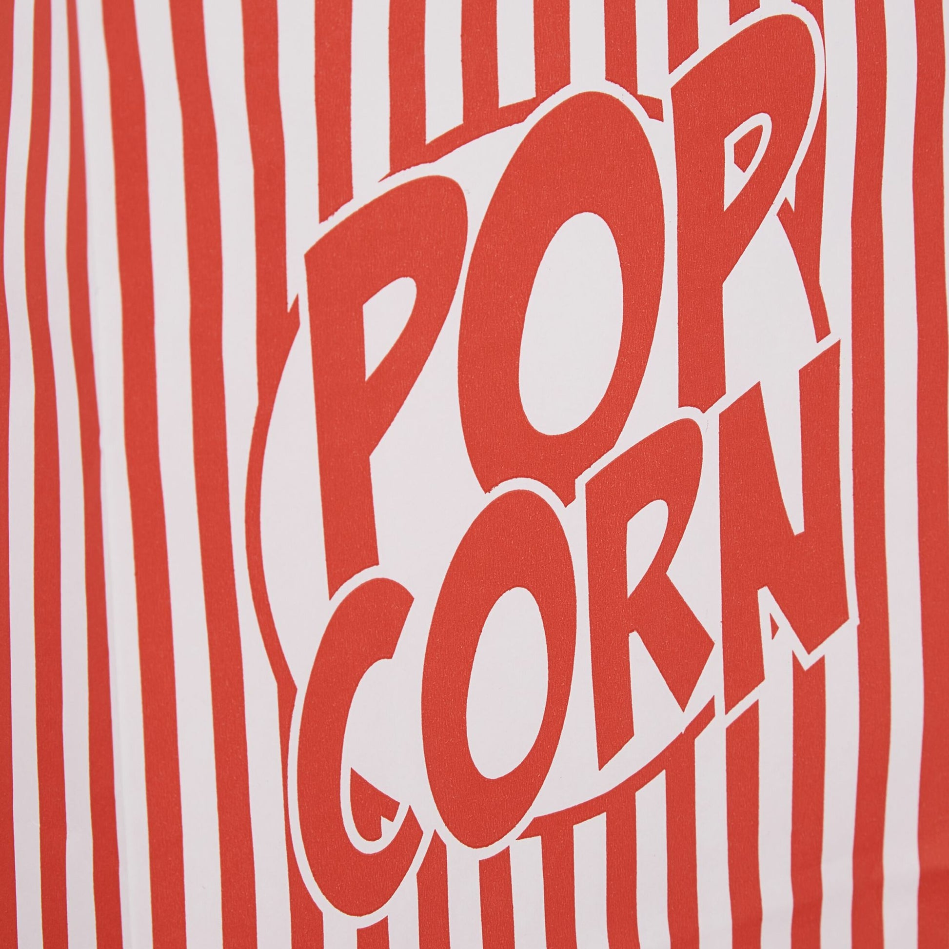 Relaxdays Retro Popcorntüten, Papier, Rot/Weiss – 26 × 13 × 8 cm – 48 Stk.