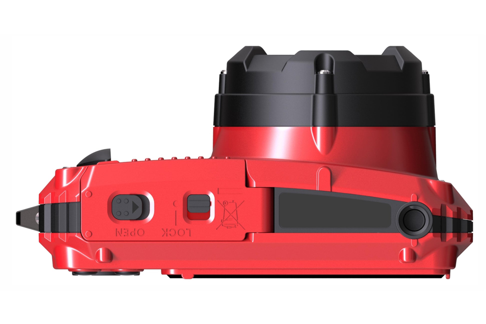Kodak WPZ2 – Outdoor-Kompaktkamera, 16,4 MP 1/2,3", 1080p, 4× optischer Zoom, Rot