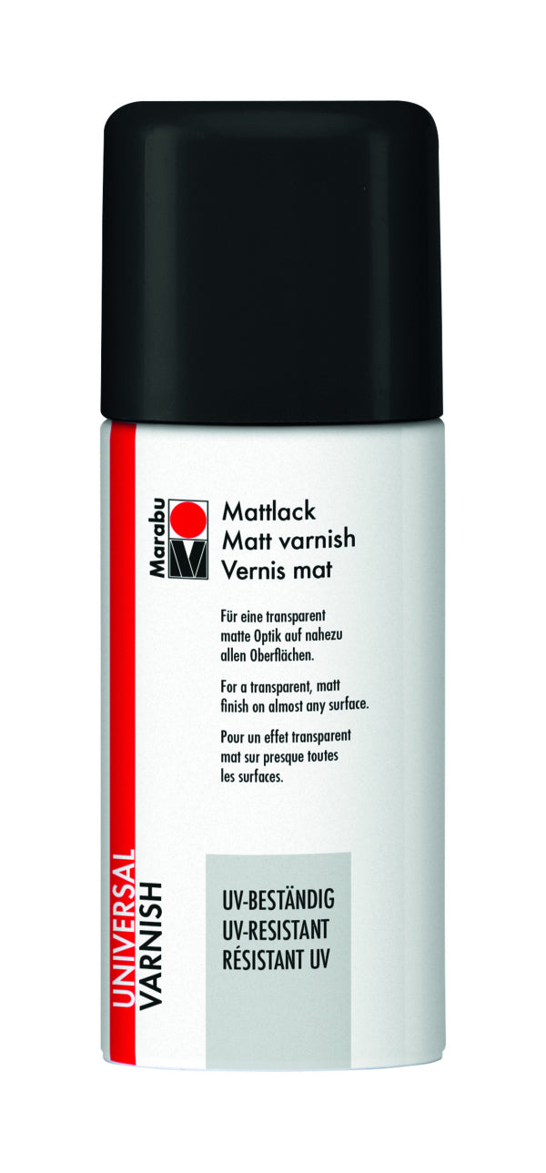 Marabu Farbspray – transparent, matt, 150 ml, für Papier, Metall & Holz
