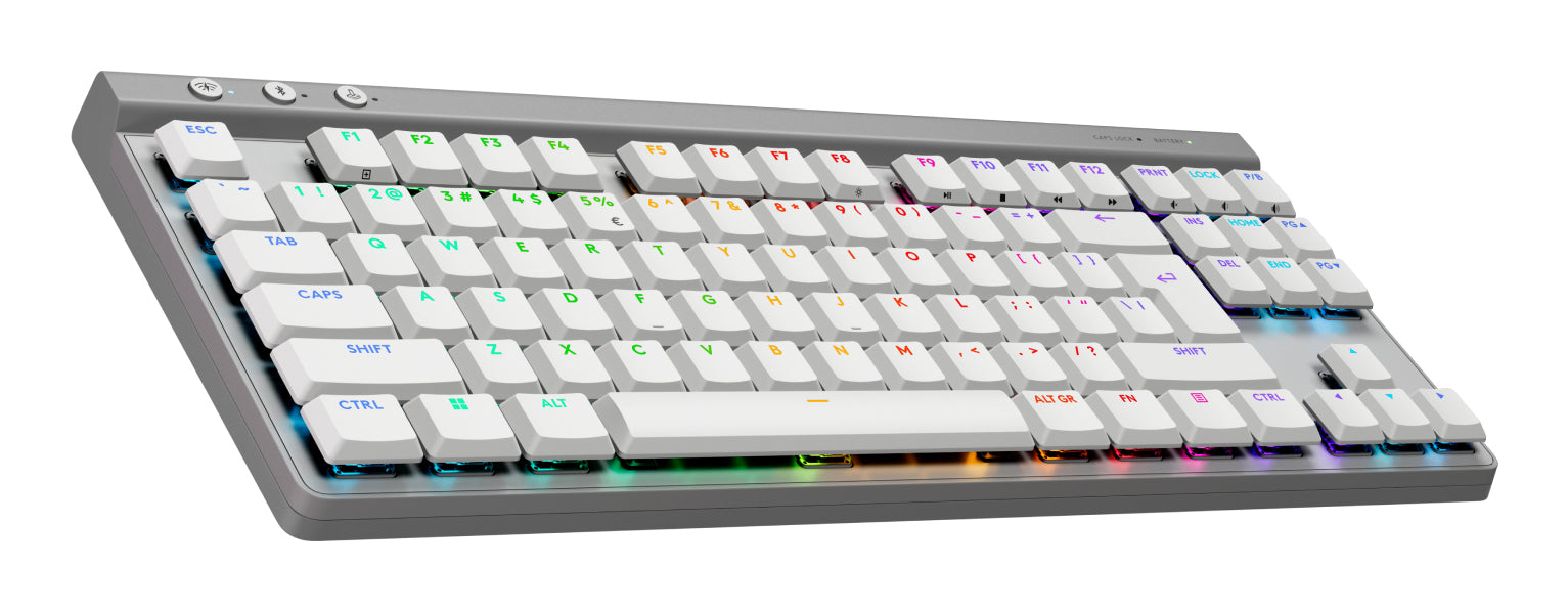 Logitech G G515 LIGHTSPEED – TKL-Tastatur – Mechanisch – Bluetooth & 2,4 GHz (Nano-Empfänger) – QWERTY (US-INT)