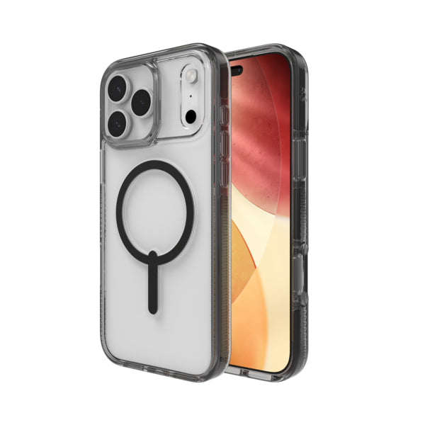 ZAGG Santa Cruz Snap Backcover – für Apple iPhone 17 Pro Max, Schwarz/Transparent, bis 4 m Sturzsicher