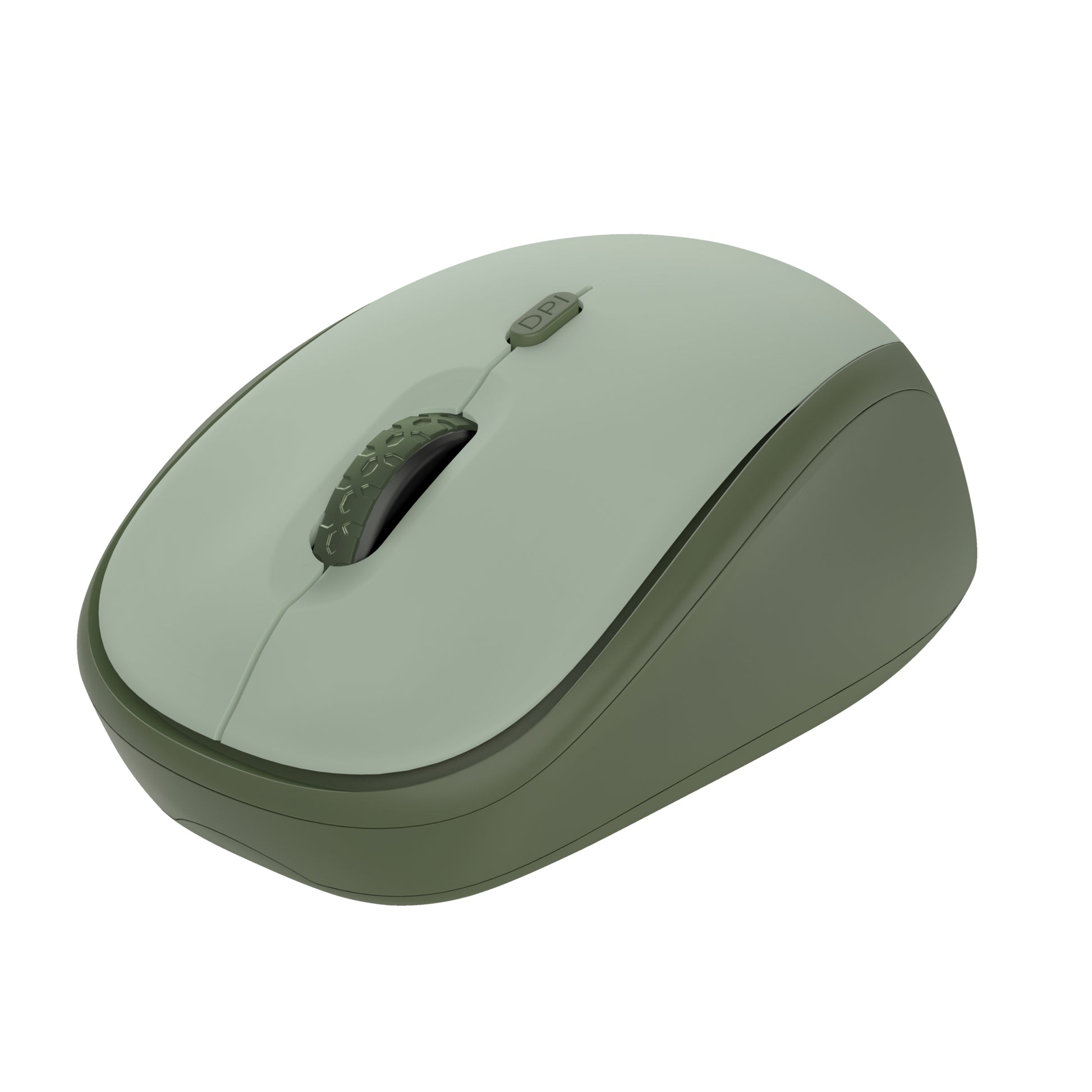 Trust Yvi+ – Maus – Kabellos (2,4 GHz), 1600 DPI, Rechts, Grün