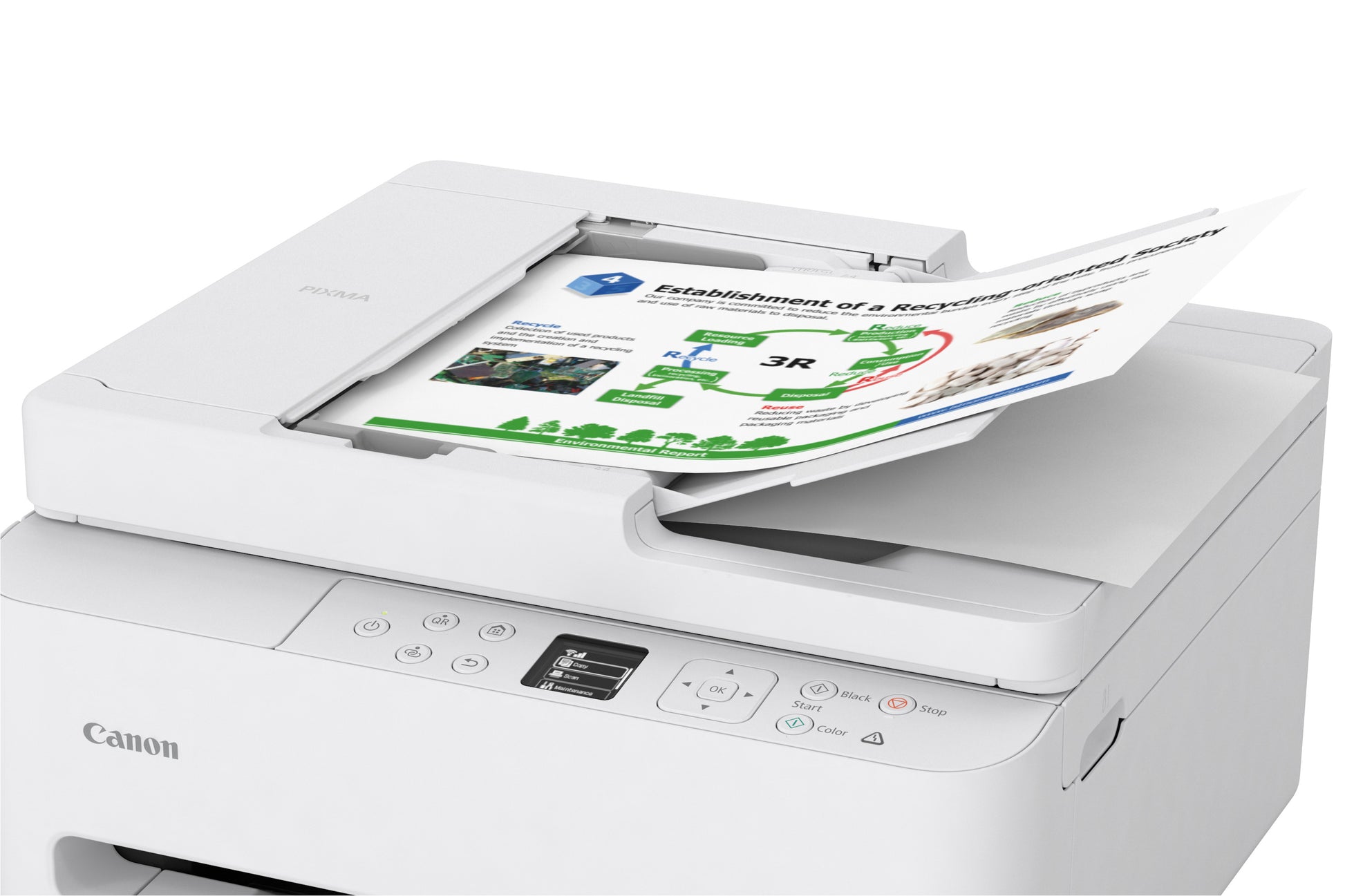 Canon PIXMA TS7550I – Farbiges Tintenstrahl-MFP A4, 3-in-1 – WLAN – ADF