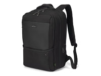 DICOTA Notebook-Rucksack bis 16" – abschliessbar, aus recycelten Materialien – Schwarz