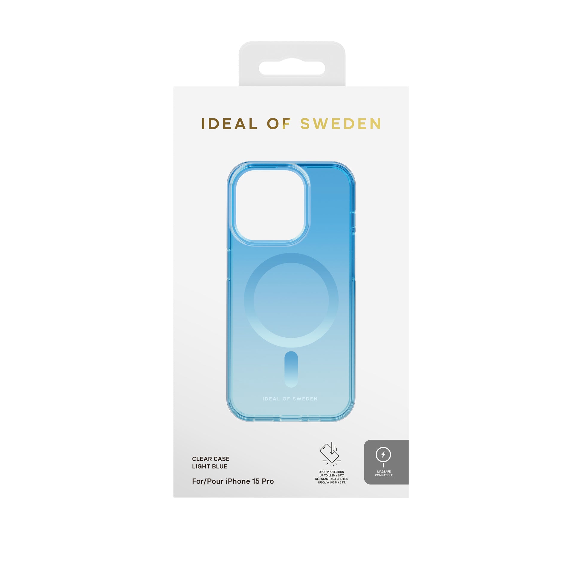 Ideal of Sweden – Backcover – für Apple iPhone 15 Pro – hellblau – TPU/PC – MagSafe-kompatibel