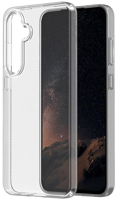 eSTUFF LONDON Backcover – für Samsung Galaxy S24 FE (4G/5G), TPU, Transparent