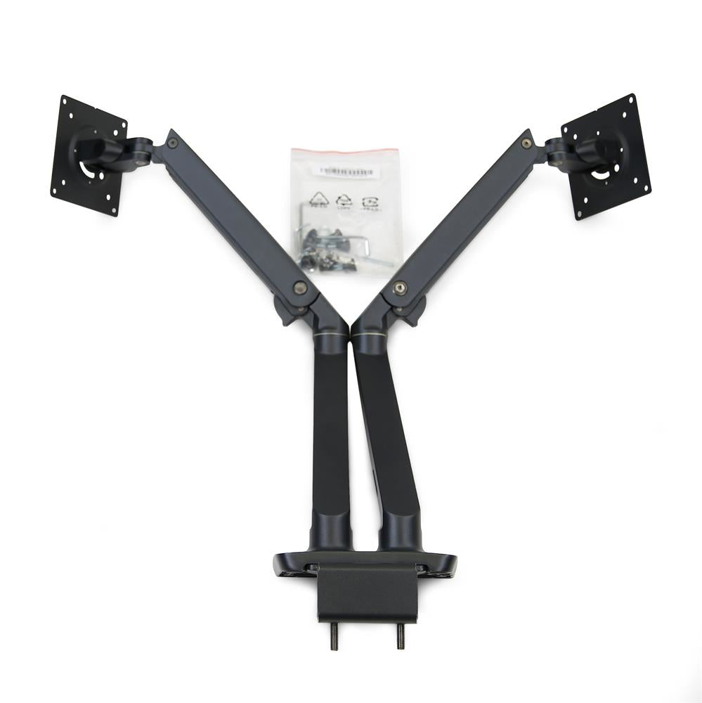 Ergotron MXV – Monitorarm, Dual, Tischklemme, Schwarz