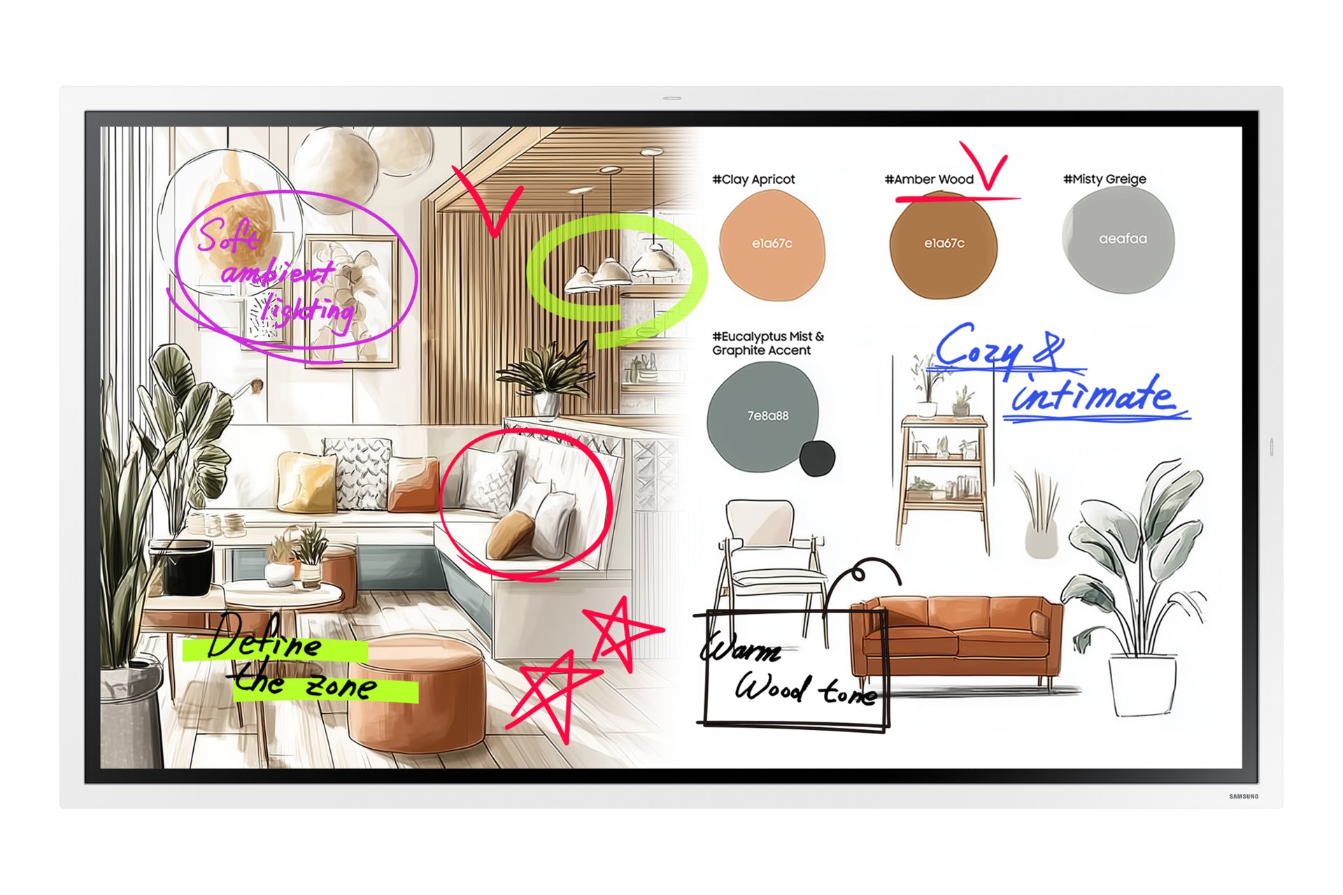 Samsung FLIP 5 PRO WM55FX – 55" Touch, 3840 × 2160 (4K)