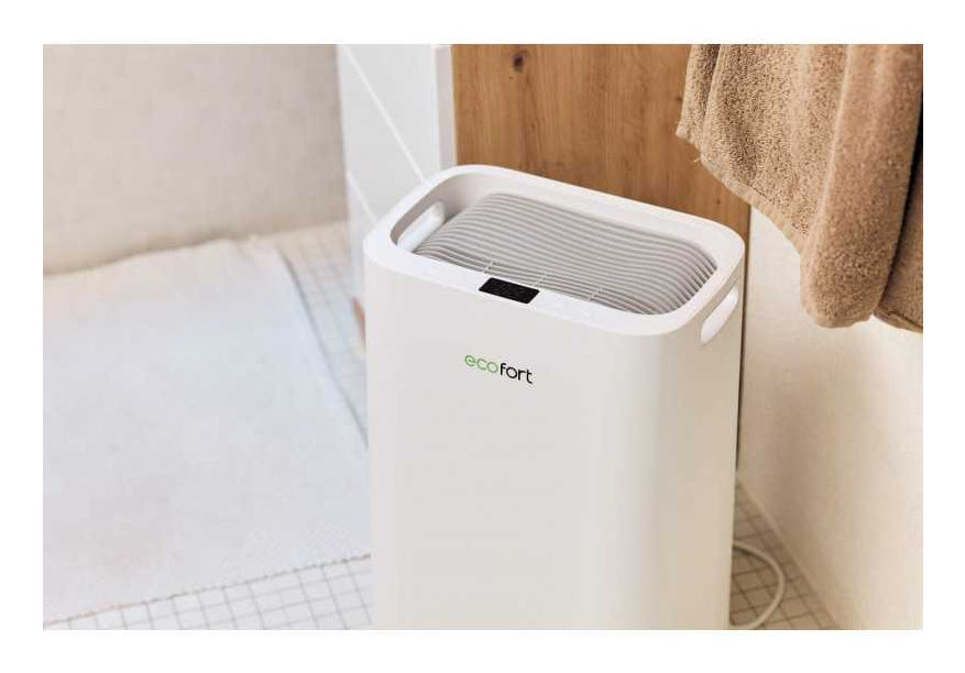 Ecofort Luftentfeuchter ecoQ DryAir 13L – 13 L/24 h, bis 30 m², Tank 2,3 l, Hygrostat