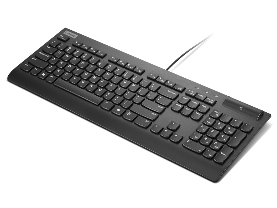 Lenovo Smartcard Wired II – Tastatur – kabelgebunden, USB – mit Smartcard-Leser – QWERTZ (DE) – schwarz