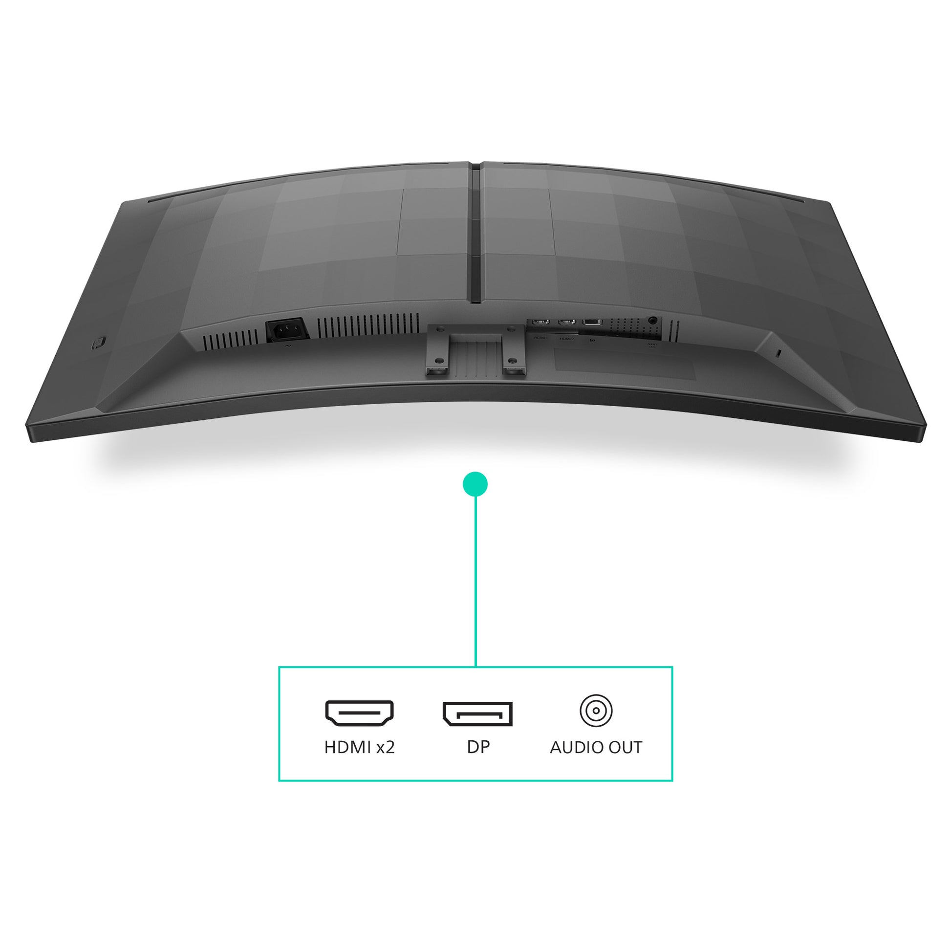 Philips 34M2C3500L/00 – Monitor, 34", VA, 180 Hz, 300 cd/m², Gebogen, Adaptive Sync, VESA 100 × 100, Schwarz