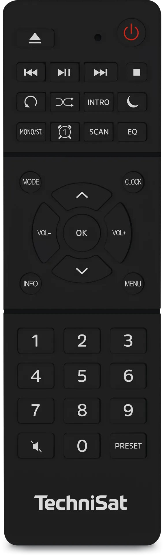 TechniSat DigitRadio 372 CD IR – Internetradio, DAB+/UKW, Bluetooth, WLAN – Schwarz