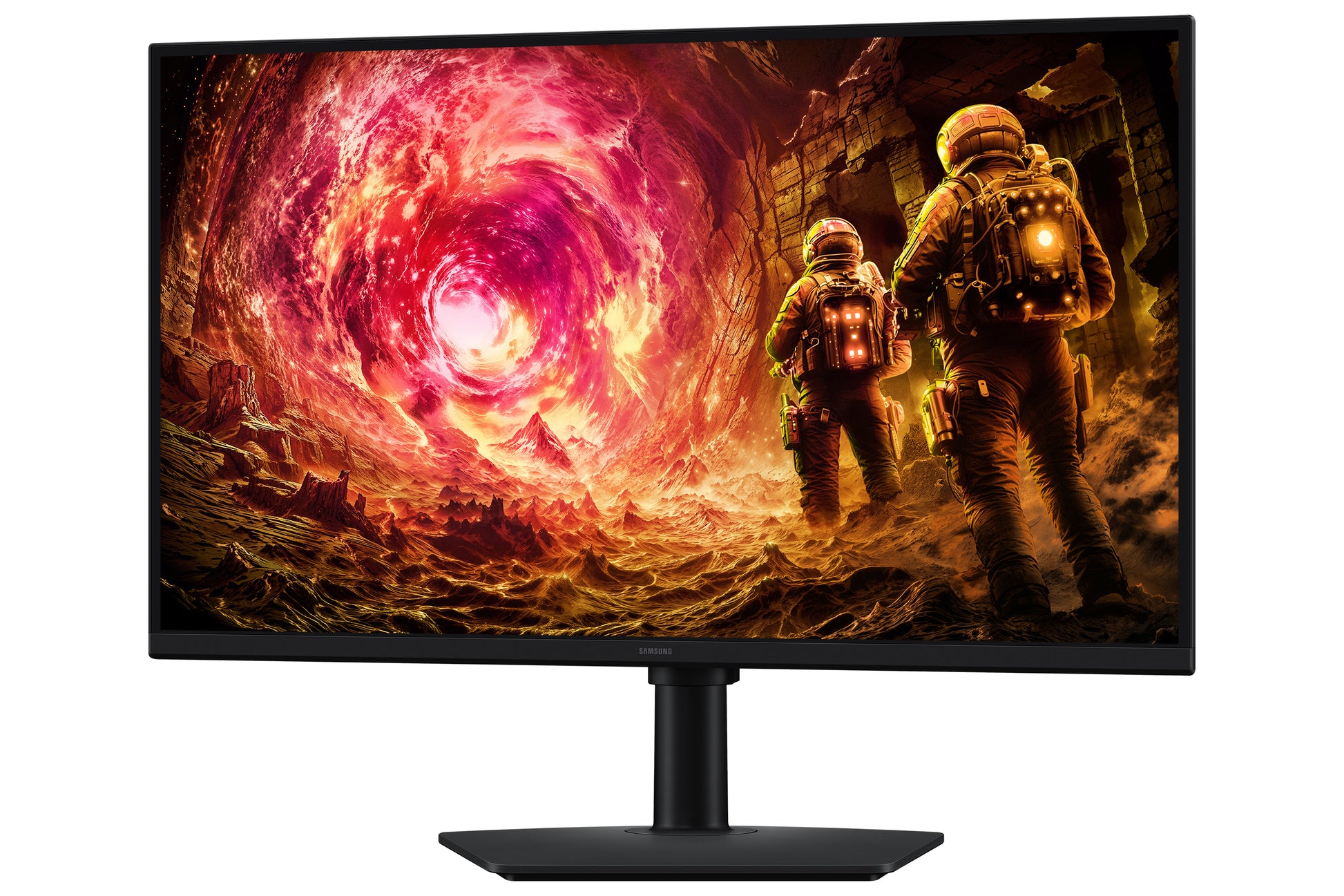 Samsung G50F – Monitor, 27" 2560 × 1440 (WQHD), IPS, 180 Hz, 300 cd/m², VESA 100 × 100, Schwarz
