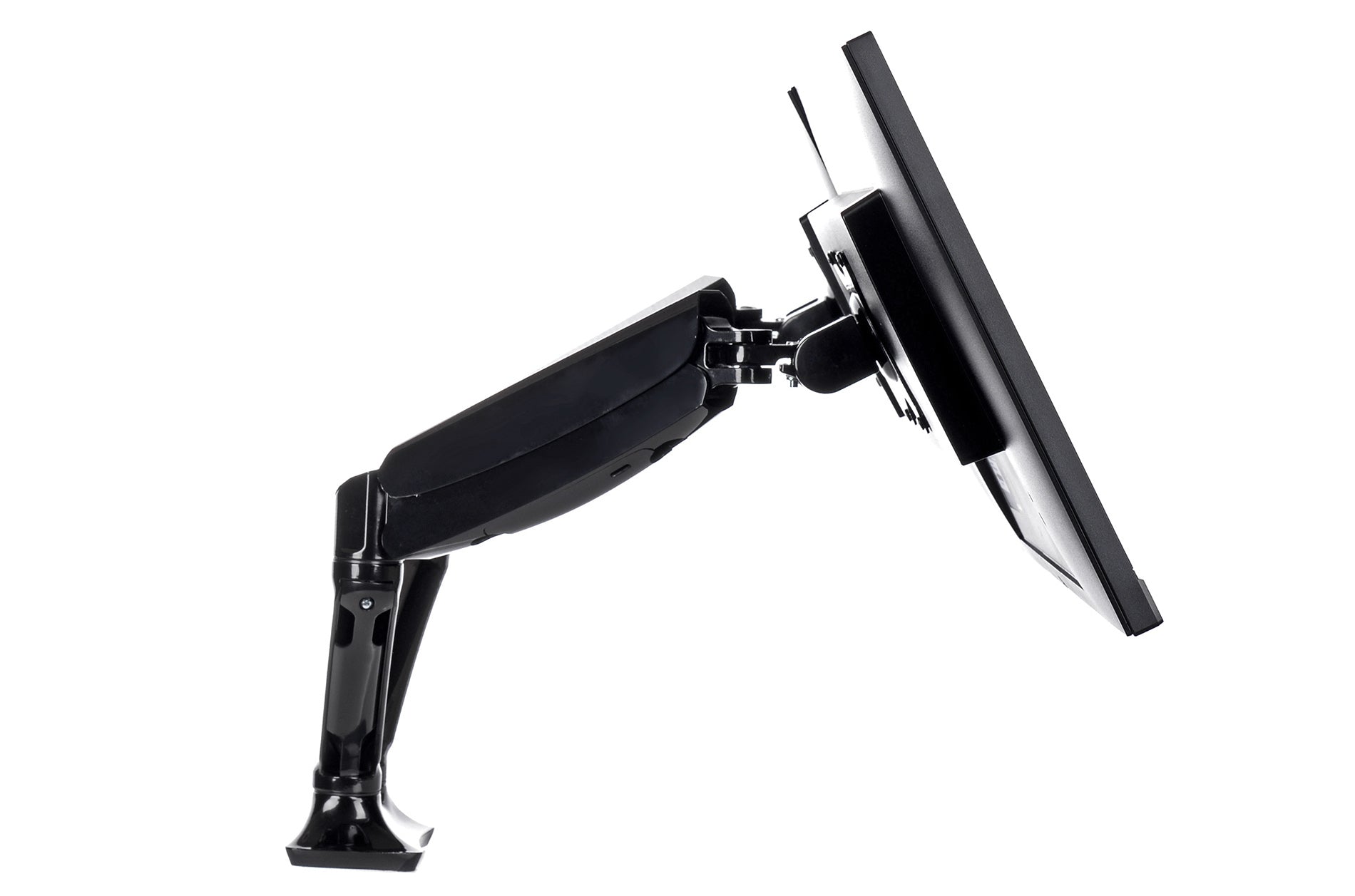 iiyama Monitorarm, Dual, Tischklemme, bis 27", VESA 100 × 100 mm, 5 kg, Gasfeder