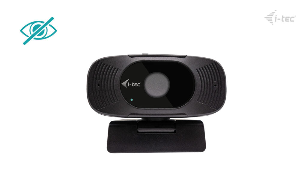 i-tec SOLOMON 300 Webcam – 4K Ultra HD, 60 fps, Sichtschutz, USB – Schwarz