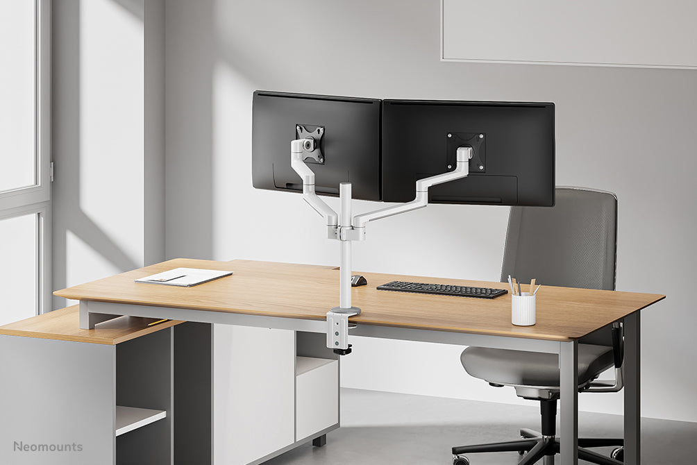 Neomounts Ds60-425Wh2 – Monitorarm – bis 27", Neigen/Schwenken, Drehen, Weiss