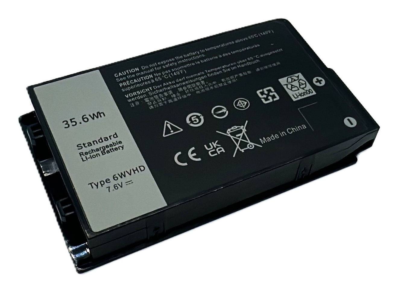 Vistaport Notebook-Akku – für Dell Latitude 7230 Rugged Extreme, Latitude 12 Rugged 7230 Extreme – 35,6 Wh