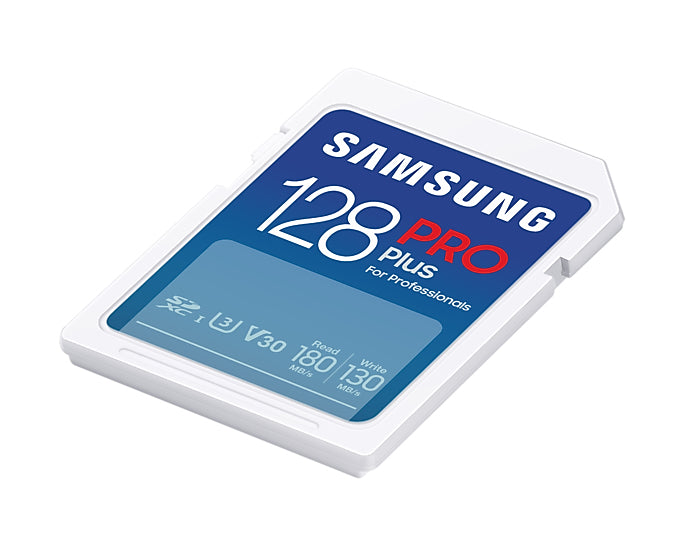 Samsung MB-SD128SB/WW SDXC 128 GB – UHS-I, U3, V30, 180/130 MB/s, 1er Pack